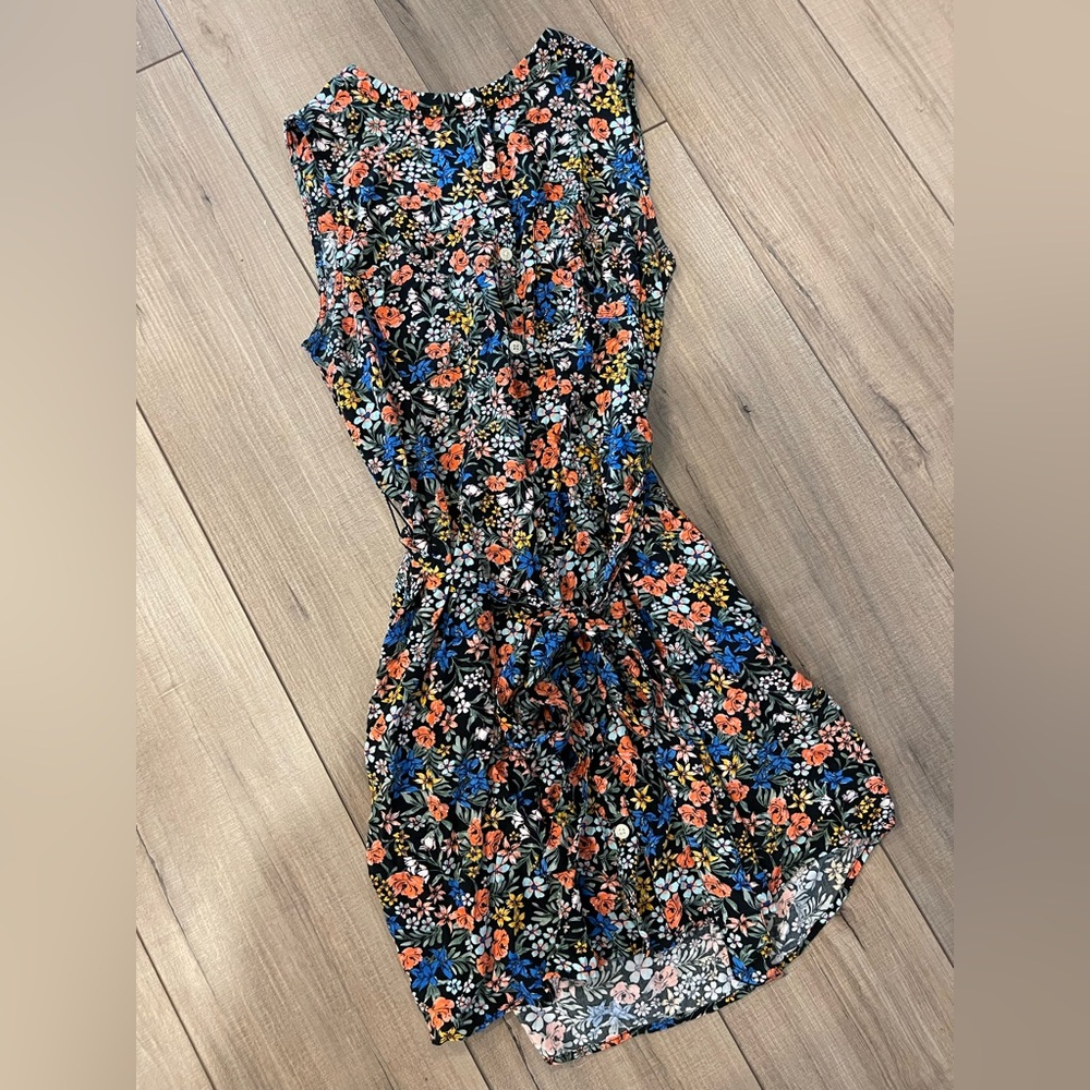 GAP Floral Patterned Mini Dress - Size Medium
